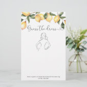 Citrus citroen Raad de jurk vrijgezellenfeest spel (Staand voorkant)