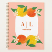 Citrus Citroen Sinaasappel Planner (Voorkant)