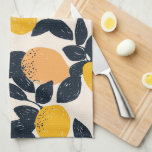 Citrus Citroen Sinaasappels Abstract Modern Patter Theedoek<br><div class="desc">Citrus Citroen Sinaasappels Abstract Modern Summer Pattern Keuken Handdoek</div>