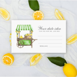 Citrus Citroen - Uitdagingen voor een dateavond \  Informatiekaartje