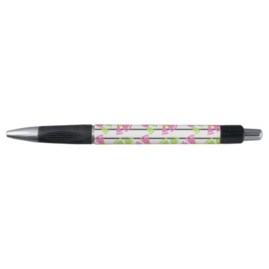 Citrus Citroen Vrucht Schijf Patroon Pen (Voorkant)