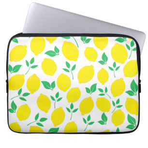 Citrus citroen vruchtenmotief Sierkussen Laptop Sleeve