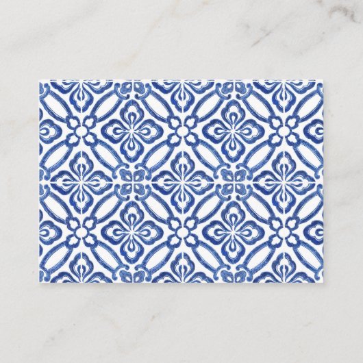 Citrus Citroen Waterverf Roze Bloemen Luier Raffle Informatiekaartje (Achterkant)