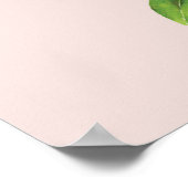 Citrus citroen zomer bruiloft bruidsshower welkoms poster (Hoek)