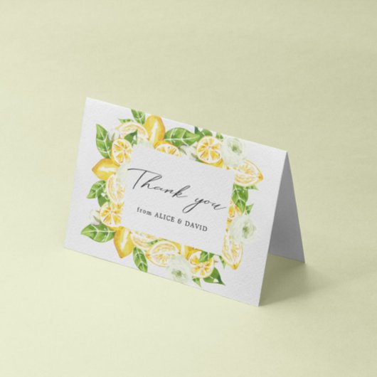 citrus citroenboom dank u wel kaart