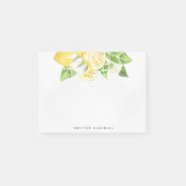 Citrus citroenboom monogram Post-it notes (Voorkant)