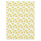 Citrus, citroenen, bijen, zomerpatroon kort  tafelkleed (Voorkant)