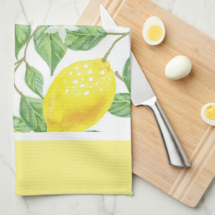 Citrus Citroenen en Groene Bladeren Keuken Theedoek