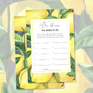 Citrus citroenen - Hoe oud was de bruid om te spel