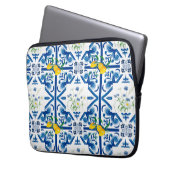 Citrus, citroenen, middellandse zee laptop sleeve (Voorkant Links)