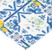 Citrus, citroenen, middellandse zee tafelkleed (Gekanteld)