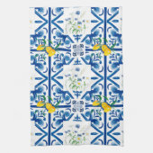 Citrus, citroenen, middellandse zee theedoek (Verticaal)