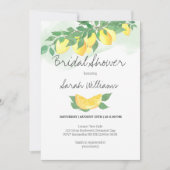 Citrus citroenen Mint Wash vers Vrijgezellenfeest Kaart (Voorkant)