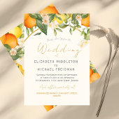 Citrus citroenen Sinaasappels Botanische moderne b Kaart