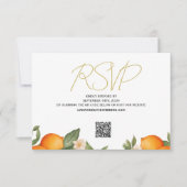 Citrus citroenen Sinaasappels Botanische moderne b RSVP Kaartje (Voorkant)