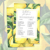 Citrus citroenen - Wat zit er in je tas spel