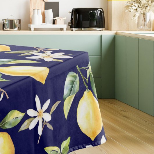 Citrus Citroenfruit Bloemen Botanische Patroon Tafelkleed