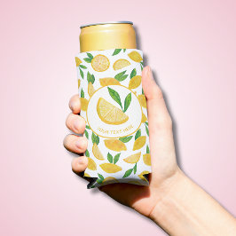 Citrus citroenpatroon seltzer blikjeskoeler