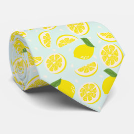 Citrus citroenpatroon stropdas