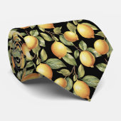 Citrus citroenpatroon stropdas (Opgerold)