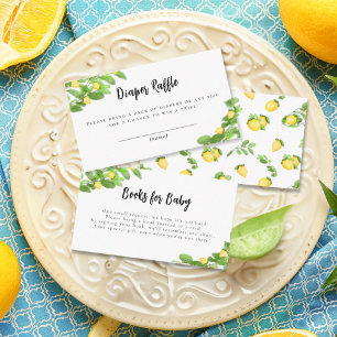 Citrus Citrus Baby shower Boeken voor Baby Informatiekaartje