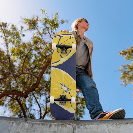  Citrus Citrus Chic Waterverf Persoonlijk Skateboard (Buiten 1)