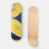  Citrus Citrus Chic Waterverf Persoonlijk Skateboard (Voorkant)