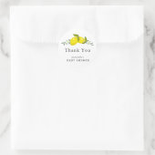 Citrus Citrus Floral Baby shower Dank u Sticker (Tas)