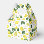 Citrus citrus fruits Summer Pattern Bedankdoosjes (Achterkant)