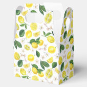 Citrus citrus fruits Summer Pattern Bedankdoosjes (Geopend)