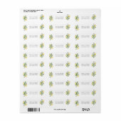 Citrus citrus-uitnodiging etiket (Full Sheet)