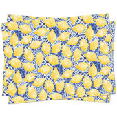 Citrus Citrus Waterverf Blauwe Mediterrane Tegel Tissuepapier