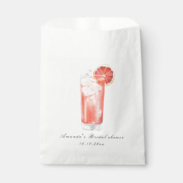 Citrus Cocktail Bridal Shower Bedankzakje