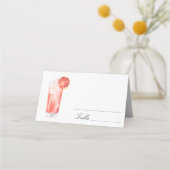 Citrus Cocktail - wedding place cards Plaatskaartje (Achterkant)