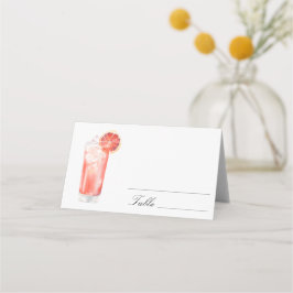 Citrus Cocktail - wedding place cards Plaatskaartje