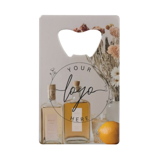 citrus | cocktails | Boho Flowers Creditkaart Flessenopener (Achterkant)