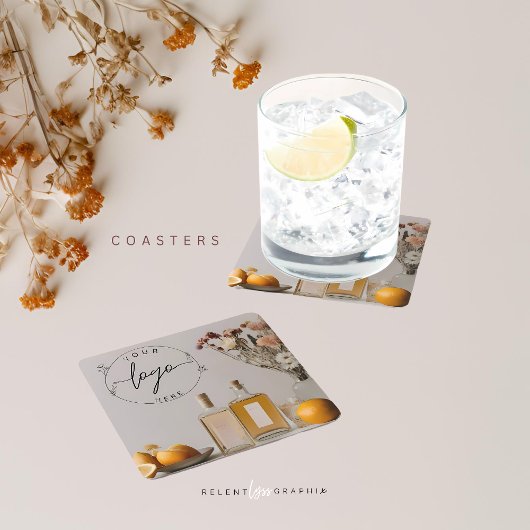 citrus | cocktails | Boho Flowers Kartonnen Onderzetters