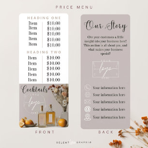 citrus   cocktails   Boho Flowers   Prijsstelling Menu