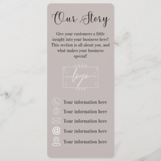 citrus | cocktails | Boho Flowers | Prijsstelling Menu (Achterkant)