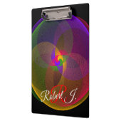 Citrus Color Blend Geometric Clipboard Klembord (Links)