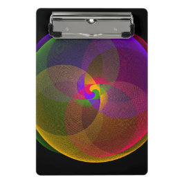 Citrus Color Blend Geometric Mini Clipboard Klembord