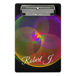 Citrus Color Blend Geometric Mini Clipboard Klembord