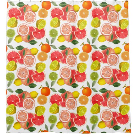 Citrus Colorful Douchegordijn (Voorkant)