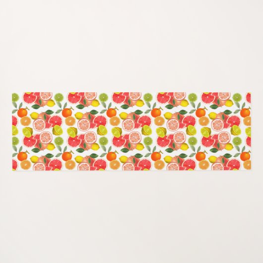 Citrus Colorful Yogamat (Achterkant (horizontaal))
