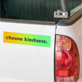 Citrus Colors Gradiënt "Kindness kiezen" Bumpersticker (Op Truck)