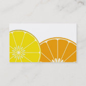 Citrus Company Visitekaartje (Achterkant)