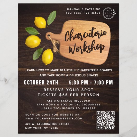 Citrus Cooking Script Flyer (Voorkant)