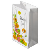 Citrus Corner Dank u geschenkzak klein Cadeauzakje (Voorkant Gekanteld)
