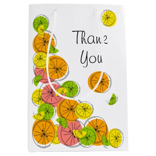 Citrus Corner Dank u geschenkzak medium Cadeauzakje (Voorkant)