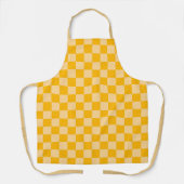 Citrus cream checkered board pattern schort (Voorkant)